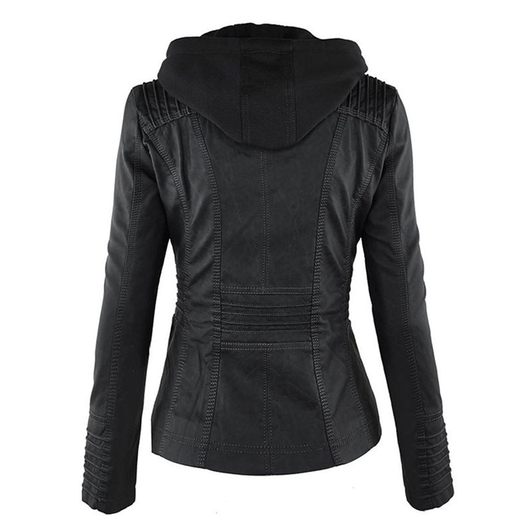 Women's Fashion Hooded Zip-Up Jacket for Everyday Style and Versatility