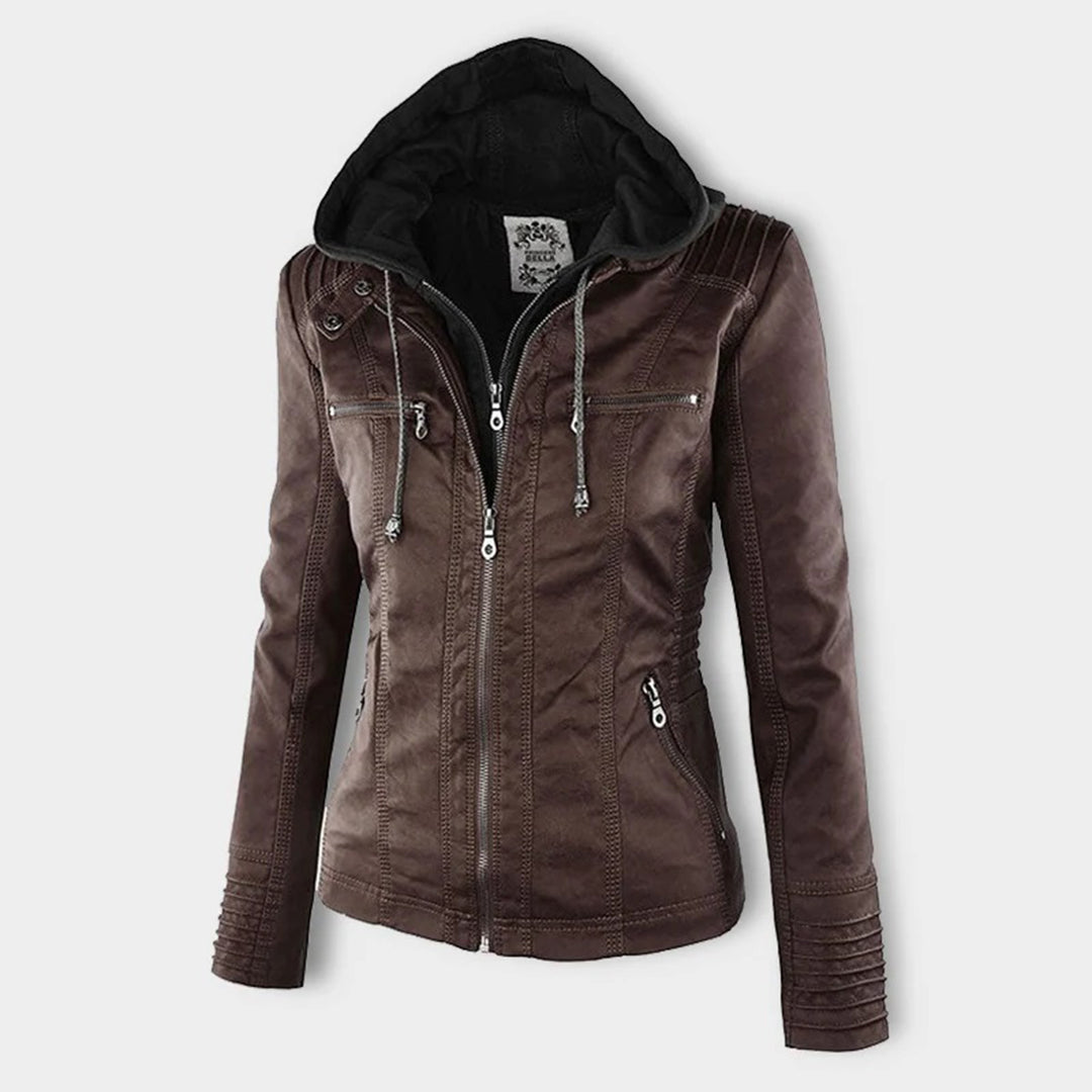 Women's Fashion Hooded Zip-Up Jacket for Everyday Style and Versatility
