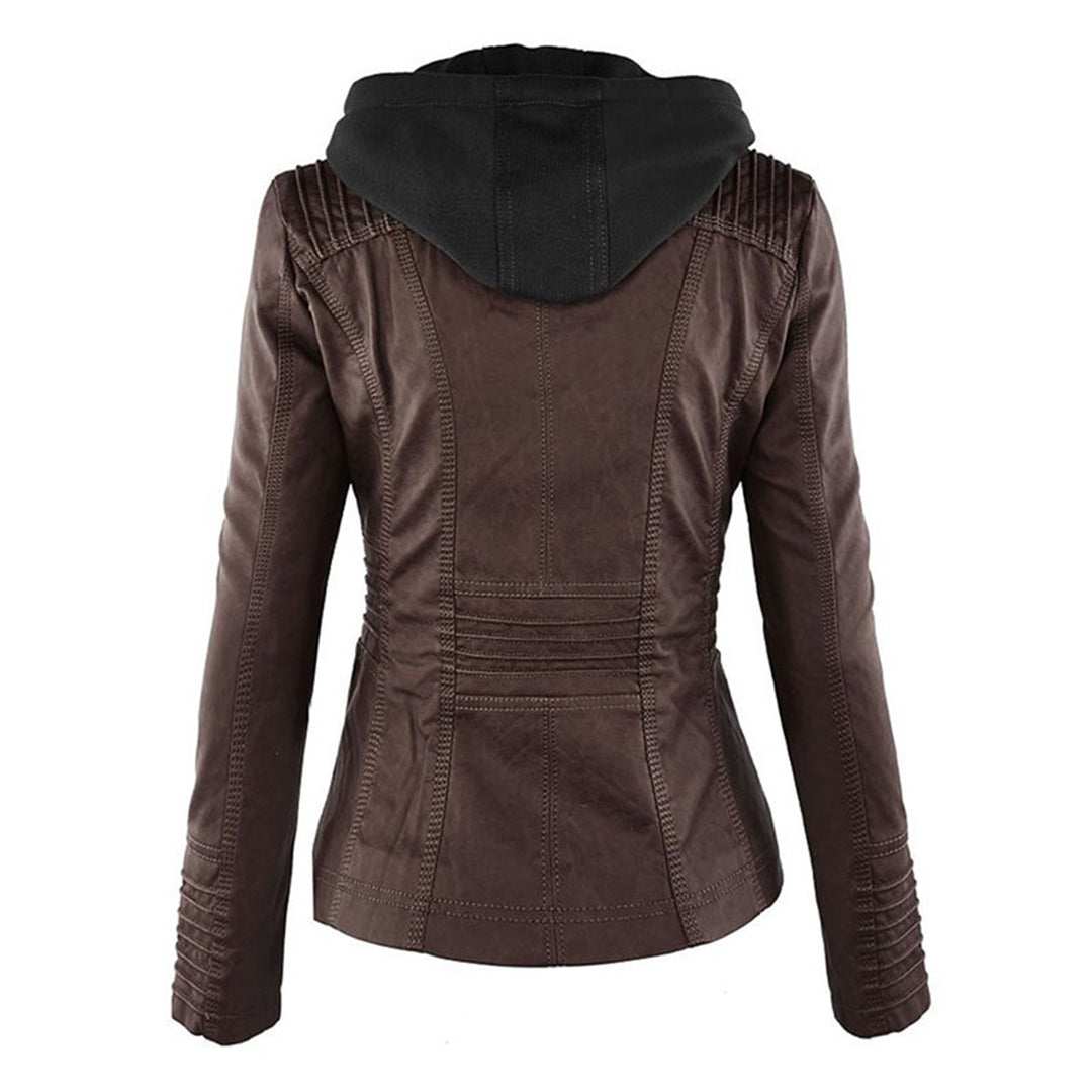 Women's Fashion Hooded Zip-Up Jacket for Everyday Style and Versatility