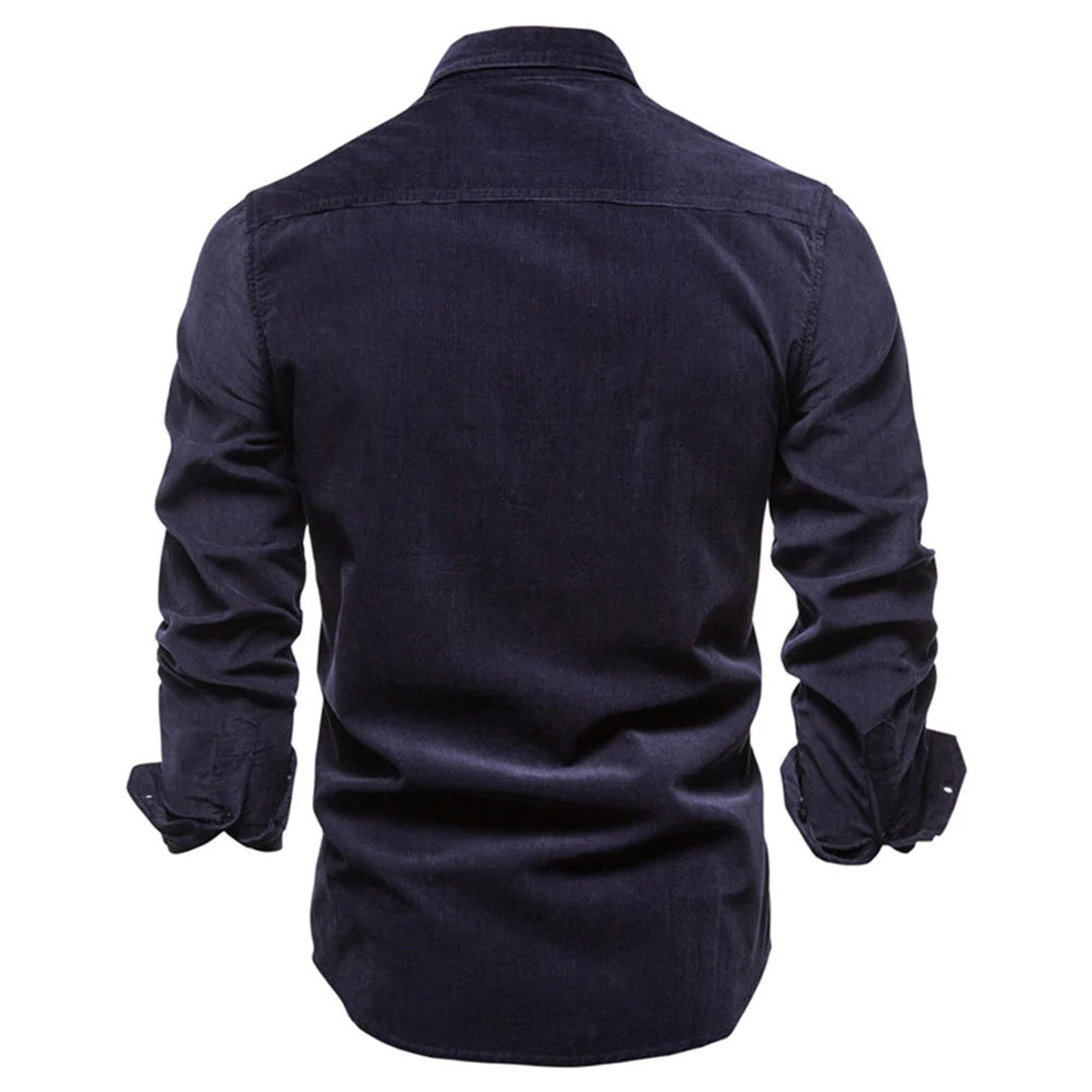 Men's Modern Fit Corduroy Shirt – Classic Style, Versatile Everyday & Business Wear