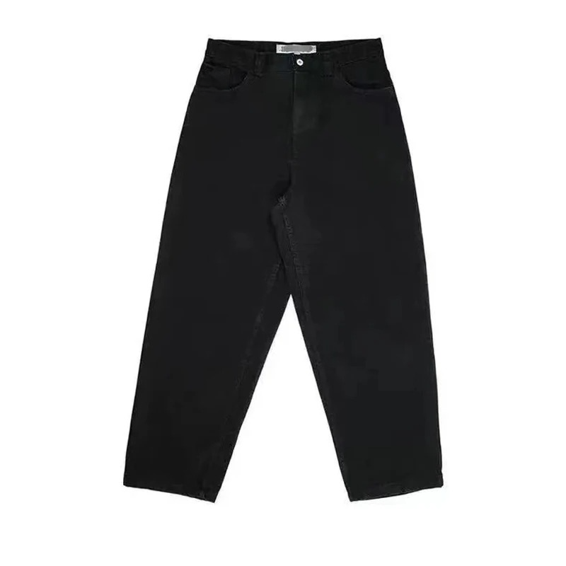 Men's Baggy Wide Fit Jeans for Urban Streetwear and Skateboarding
