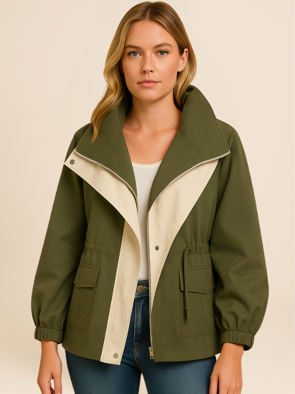 Women's Oversized Transitional Jacket – Casual Layered Style, Everyday Versatility