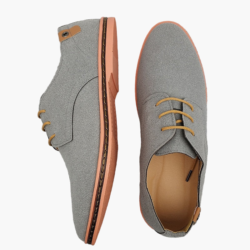 Men's Classic Oxford Lace-Up Dress Shoes for Business and Casual Style