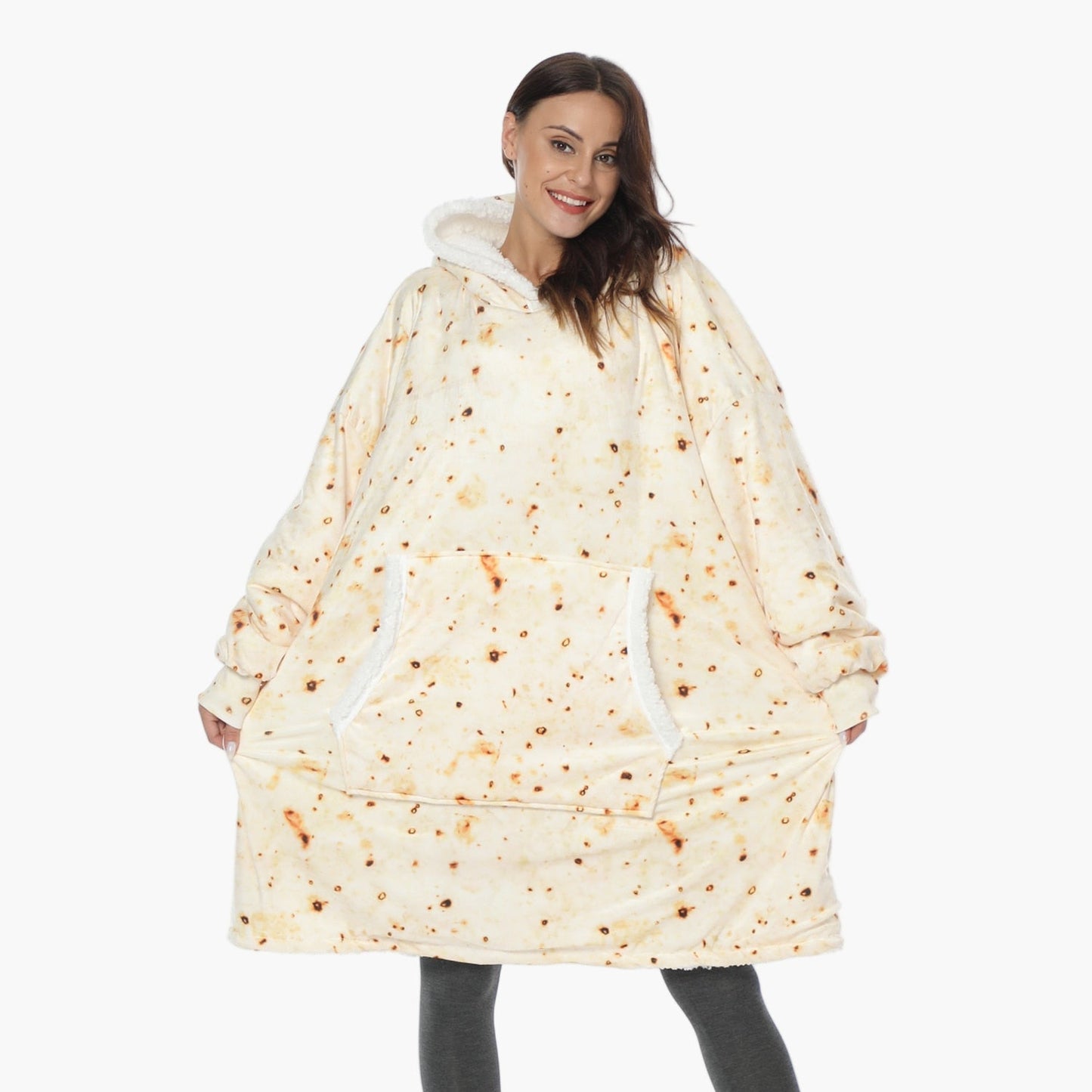 Women's Cozy Oversized Hoodie Blanket with Hood – Lounge & Relaxation Wear