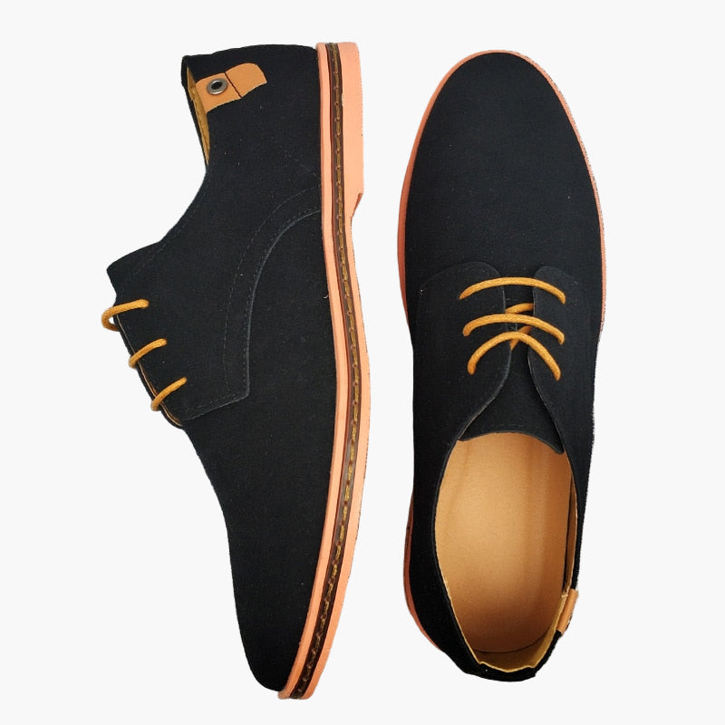 Men's Classic Oxford Lace-Up Dress Shoes for Business and Casual Style