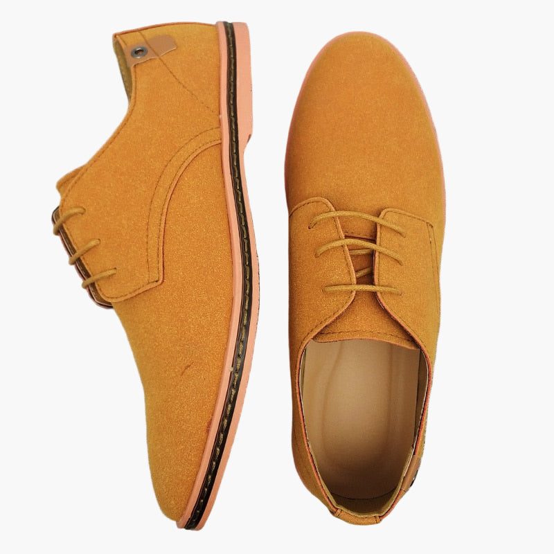 Men's Classic Oxford Lace-Up Dress Shoes for Business and Casual Style