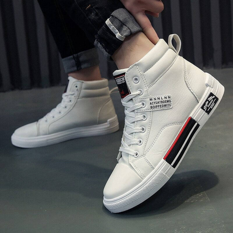 Men's High-Top Fashion Sneakers Urban Casual Street Style