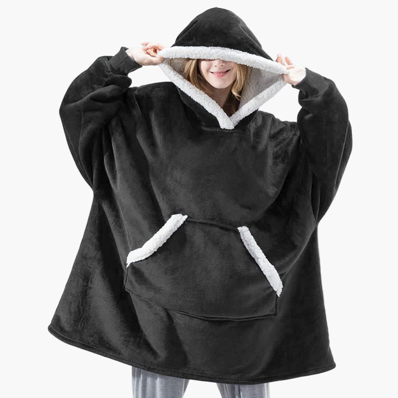 Women's Cozy Oversized Hoodie Blanket with Hood – Lounge & Relaxation Wear