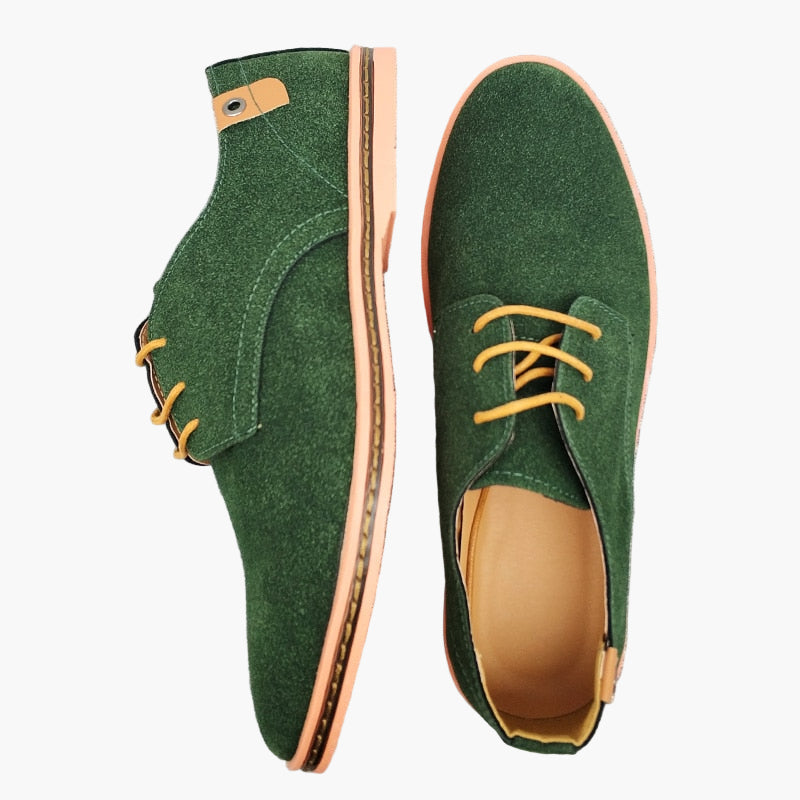 Men's Classic Oxford Lace-Up Dress Shoes for Business and Casual Style