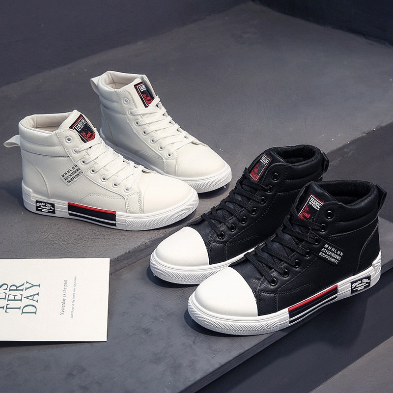 Men's High-Top Fashion Sneakers Urban Casual Street Style