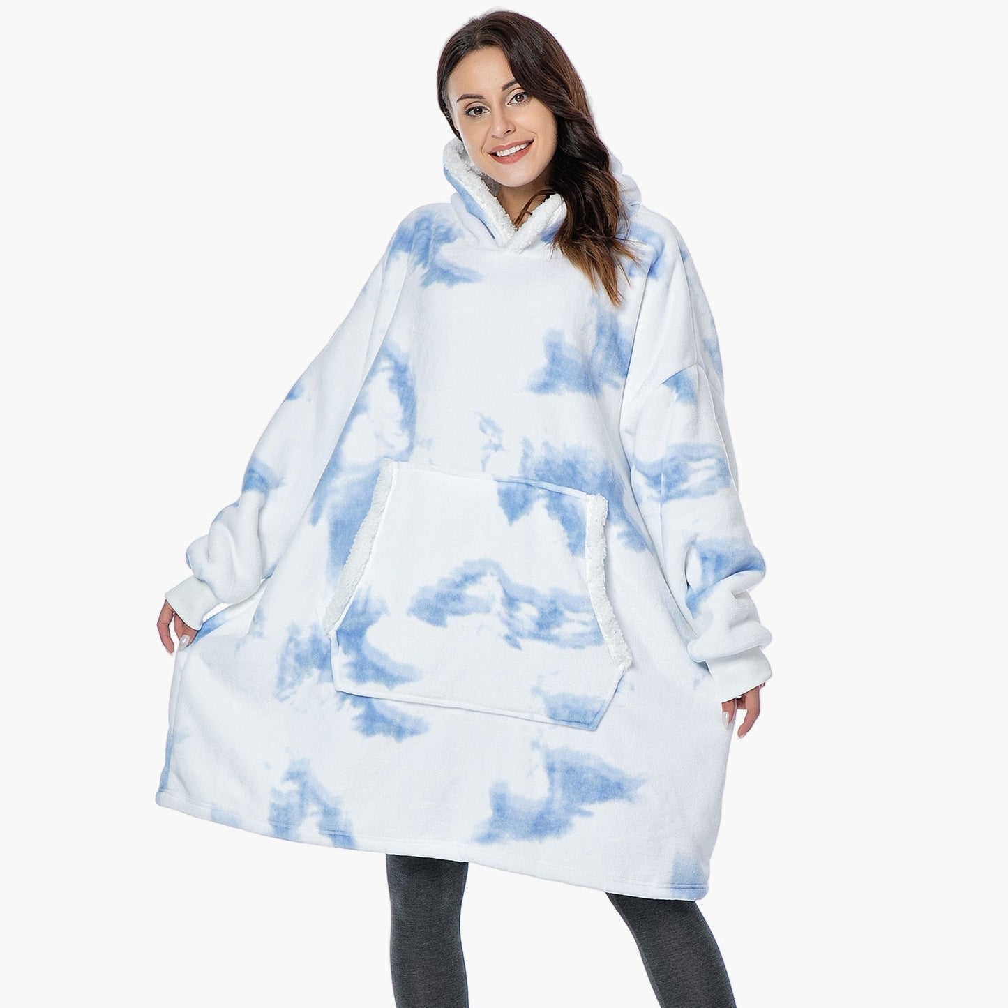 Women's Cozy Oversized Hoodie Blanket with Hood – Lounge & Relaxation Wear