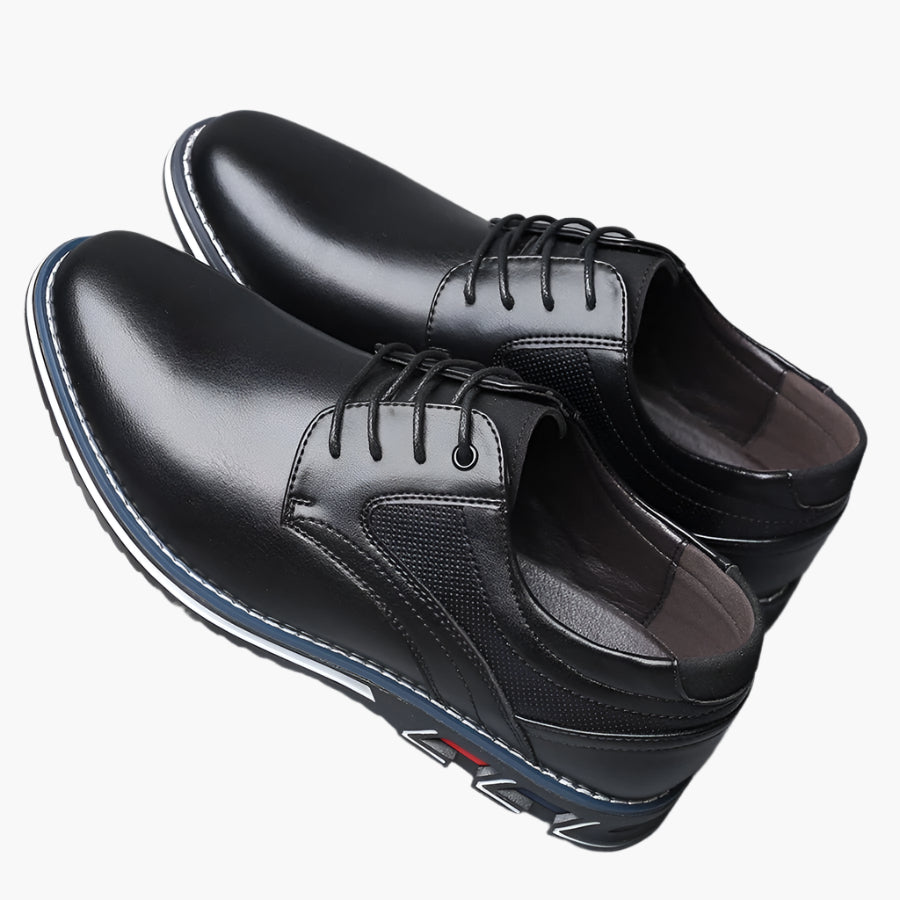 Men's Orthopedic Business Dress Shoes – Classic Lace-Up Office and Formal Style