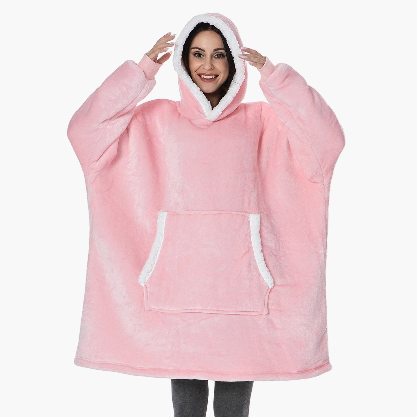Women's Cozy Oversized Hoodie Blanket with Hood – Lounge & Relaxation Wear