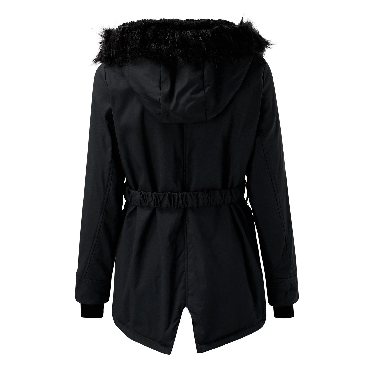 Women's Winter Parka with Faux Fur Hood – Urban Style Warm Outdoor Jacket