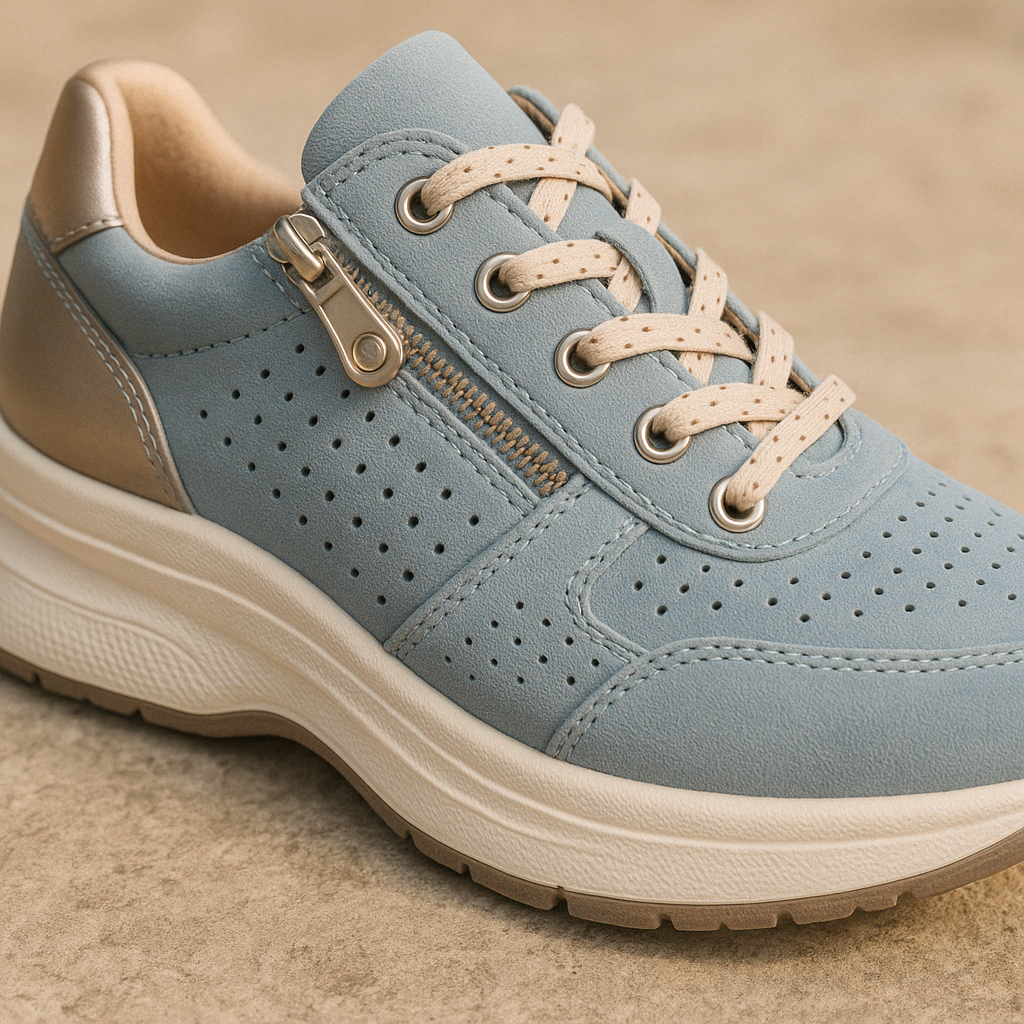 Women's Orthopedic Comfort Sneakers - Supportive Casual Walking Shoes