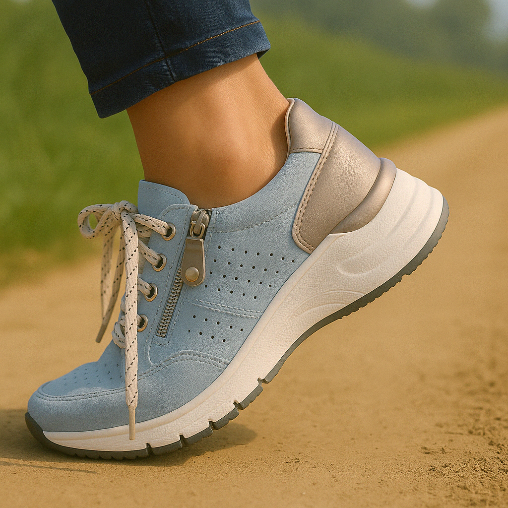 Women's Orthopedic Comfort Sneakers - Supportive Casual Walking Shoes