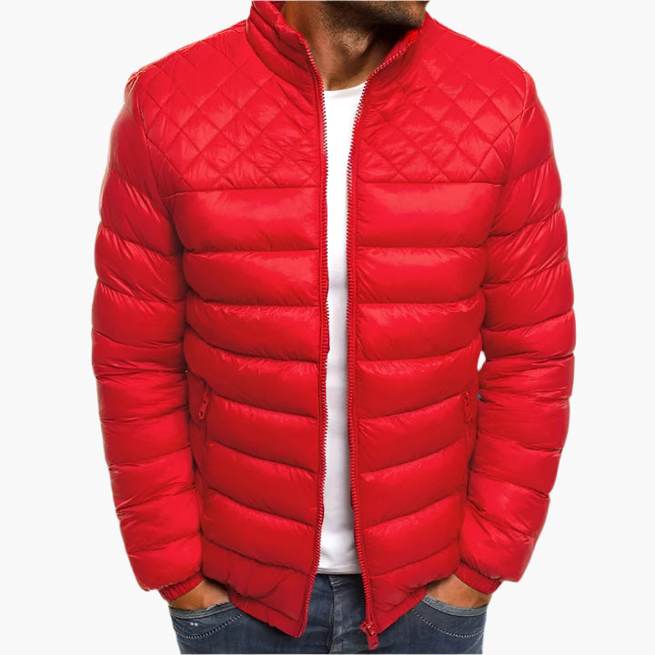 Men's Quilted Puffer Jacket – Modern Outdoor Style, Everyday Comfort