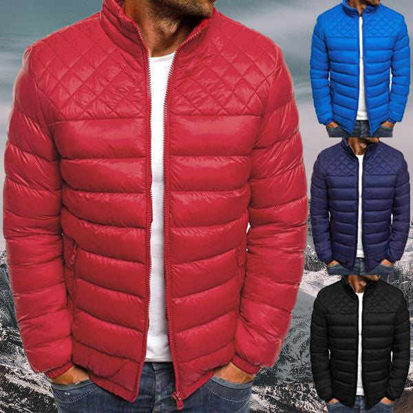 Men's Quilted Puffer Jacket – Modern Outdoor Style, Everyday Comfort