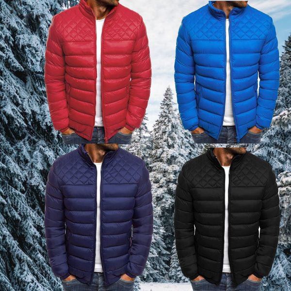 Men's Quilted Puffer Jacket – Modern Outdoor Style, Everyday Comfort