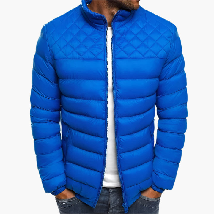 Men's Quilted Puffer Jacket – Modern Outdoor Style, Everyday Comfort