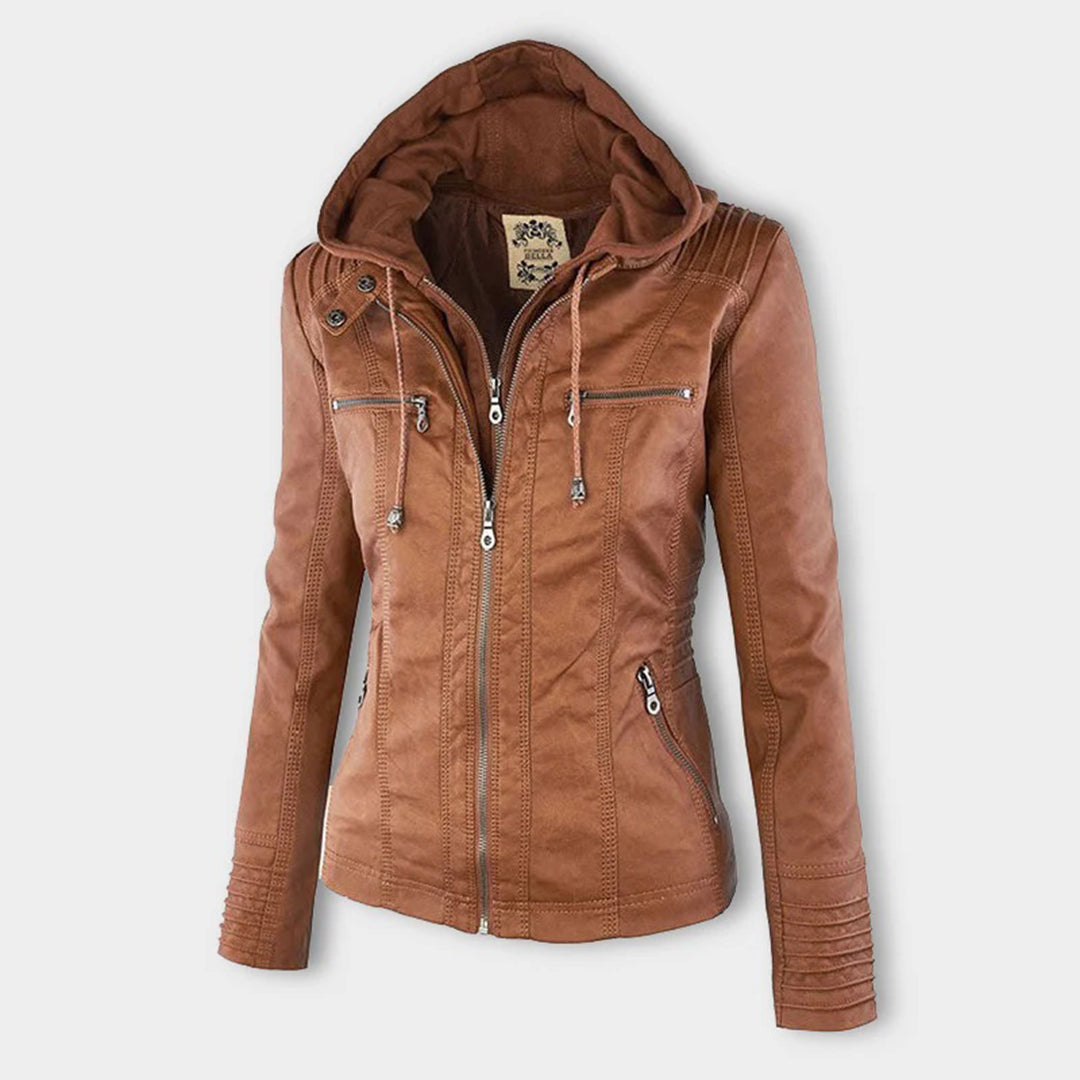 Women's Fashion Hooded Zip-Up Jacket for Everyday Style and Versatility