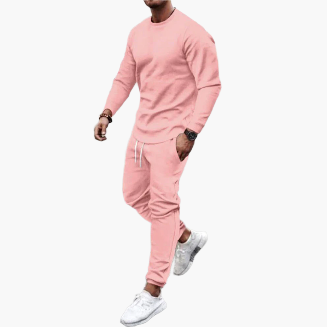 Men's Athletic Tracksuit Set – Modern Slim Fit Jogger Sweatshirt for Sports & Casual