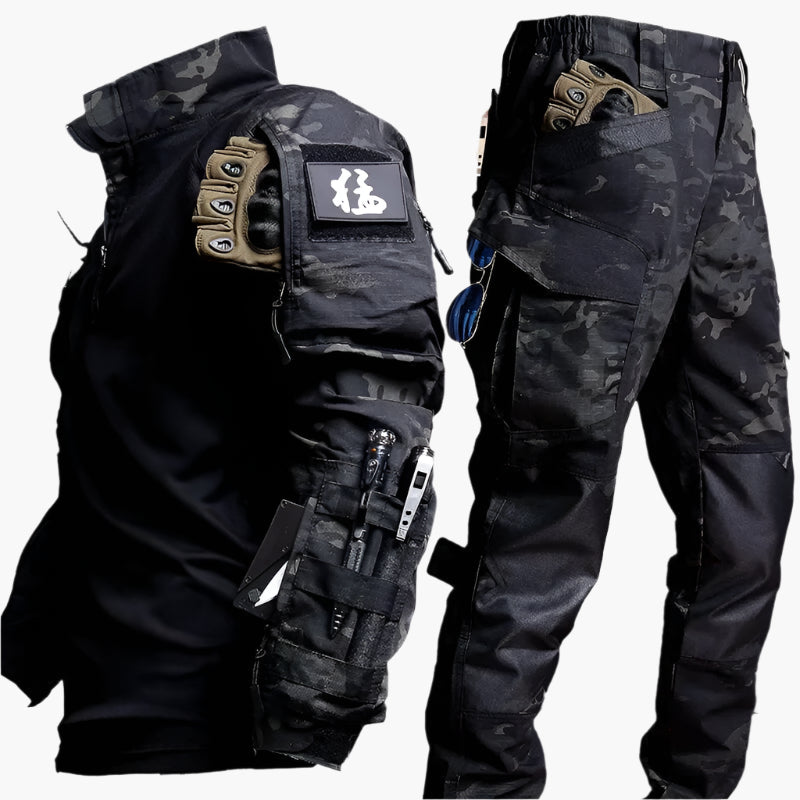 Men's Tactical Combat Uniform Set – Military Style Top and Pants for Outdoor, Duty, and Adventure