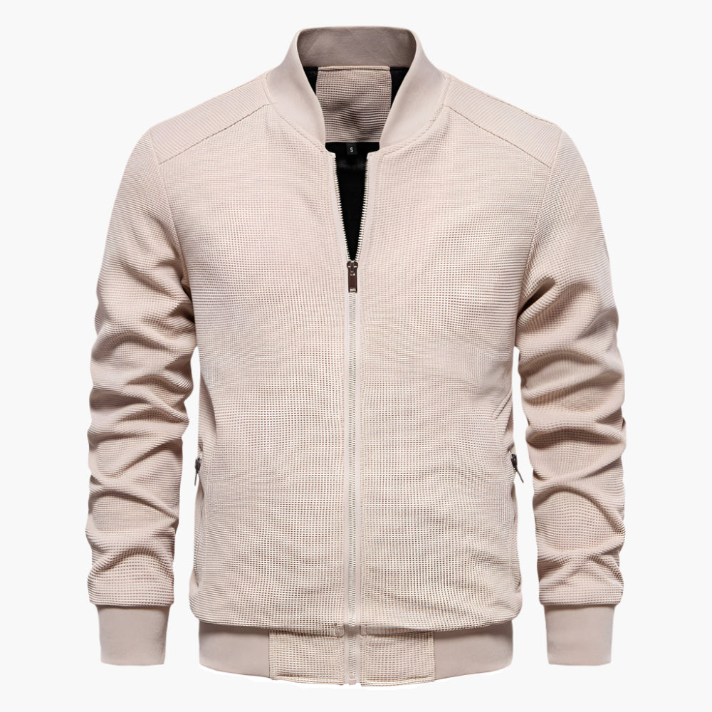 Men's Modern Bomber Jacket Stylish Lightweight Everyday Casual Wear