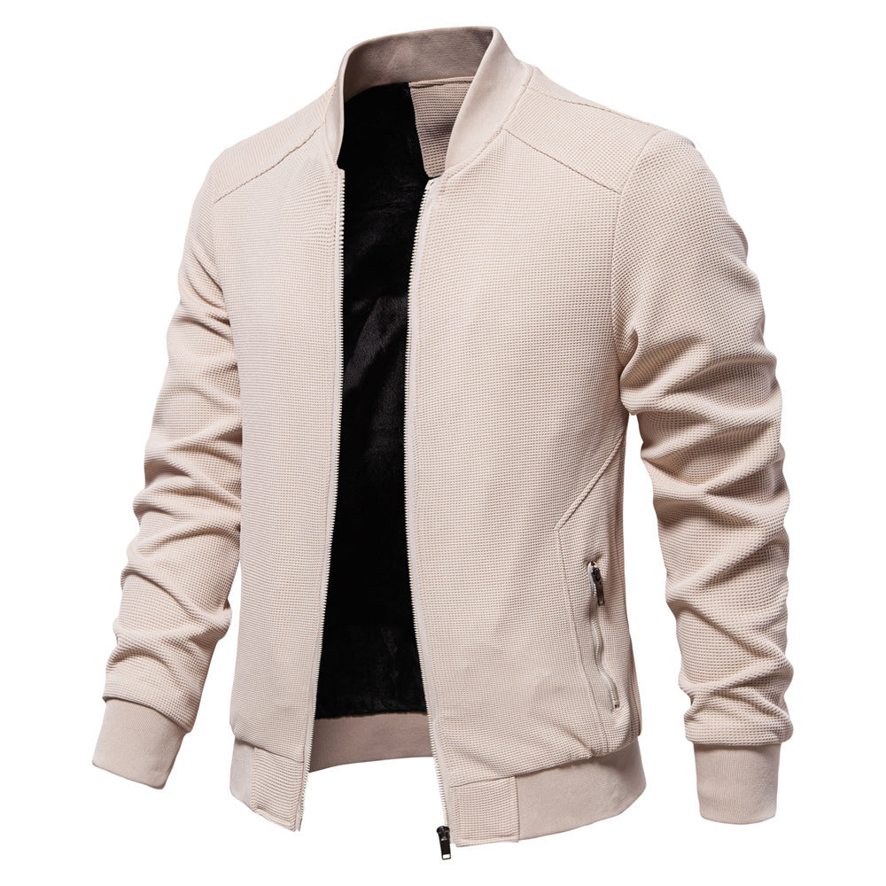 Men's Modern Bomber Jacket Stylish Lightweight Everyday Casual Wear
