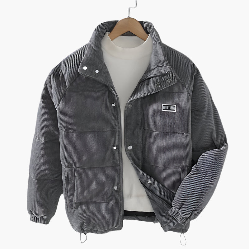 Men's Padded Quilted Winter Jacket – Classic Steppjacke for Everyday and Outdoor Use