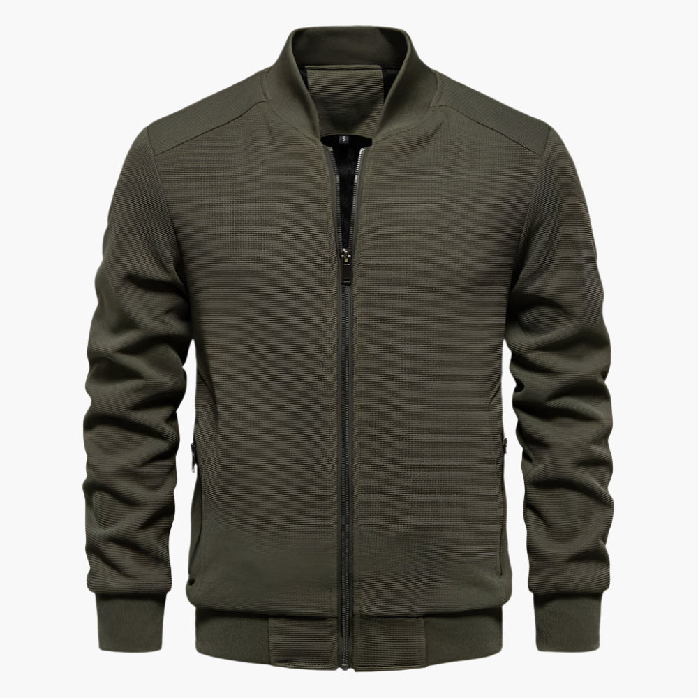 Men's Modern Bomber Jacket Stylish Lightweight Everyday Casual Wear