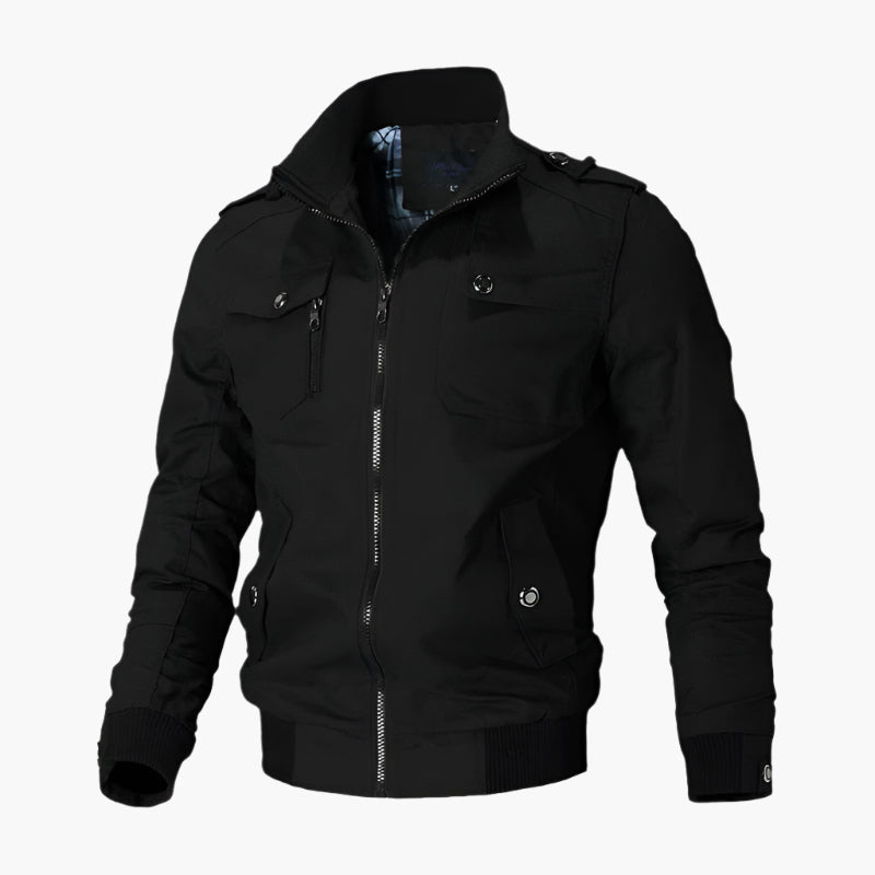 Men's Classic Bomber Jacket – Modern Vintage Style for Everyday and Outdoor Wear