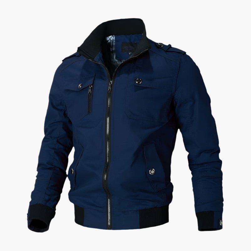 Men's Classic Bomber Jacket – Modern Vintage Style for Everyday and Outdoor Wear
