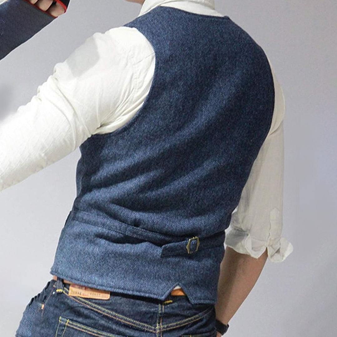 Men's Slim Fit Modern Vest – Versatile Classic Style for Business, Events, and Casual Wear