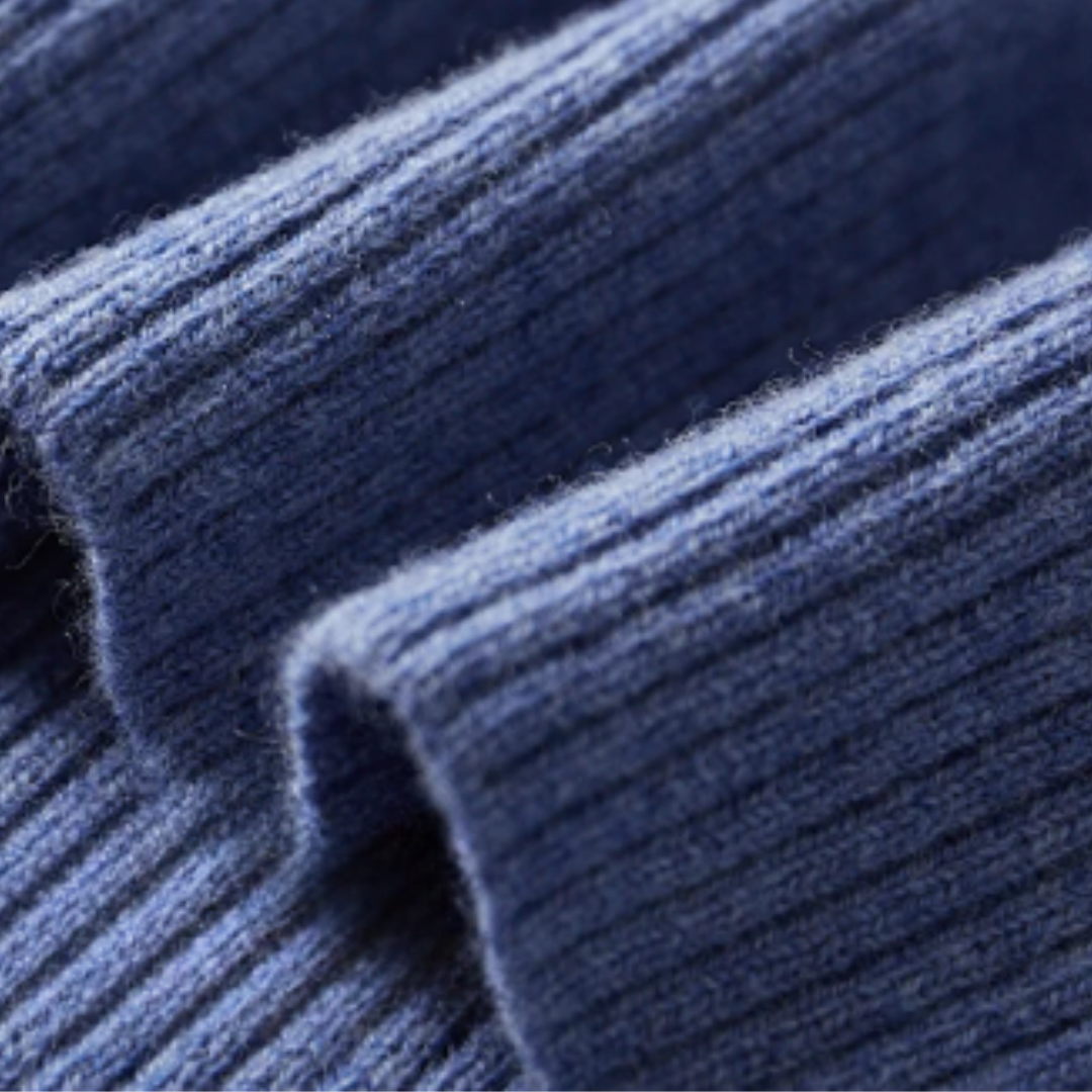 Men's Classic Knit Polo Sweater – Elegant Long Sleeve Pullover for Everyday and Office