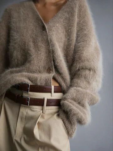 Women's Relaxed Fit Luxe Cardigan for Effortless Everyday Style
