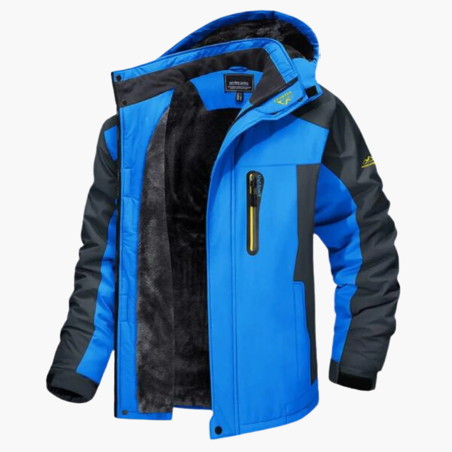 Men's Outdoor Winter Jacket – Windproof Waterproof Hooded Parka for Cold Weather