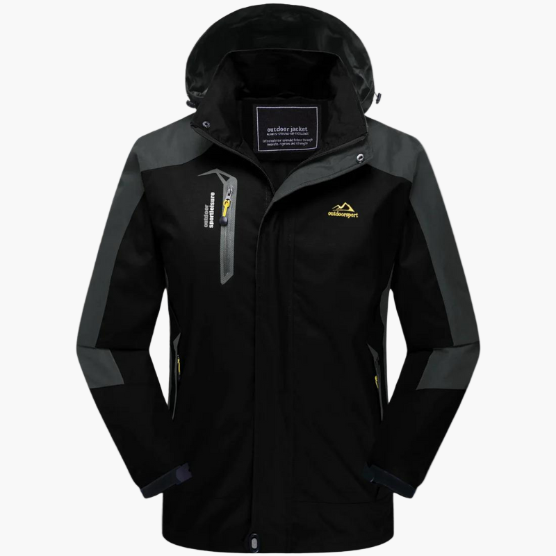 Women's Outdoor Performance Jacket with Hood – Waterproof Windbreaker for Hiking and Camping