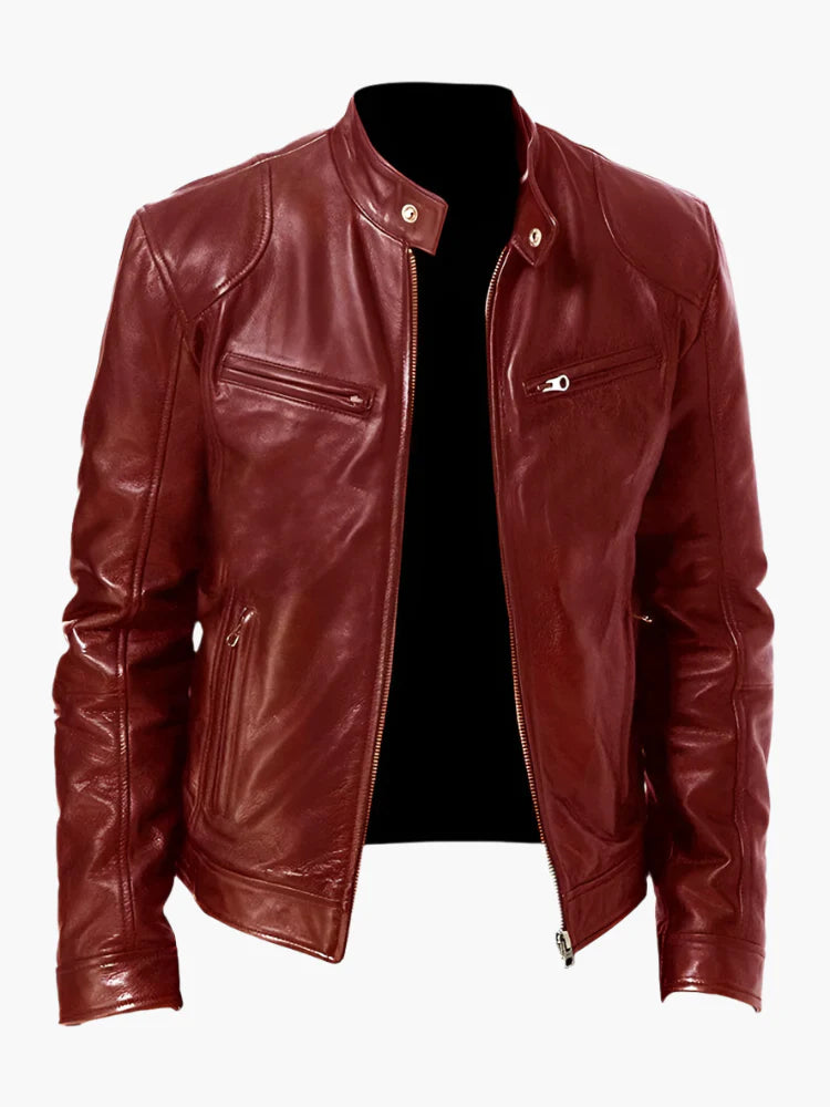 Men's Urban Biker Style Moto Jacket – Classic Casual Outerwear for Everyday Use