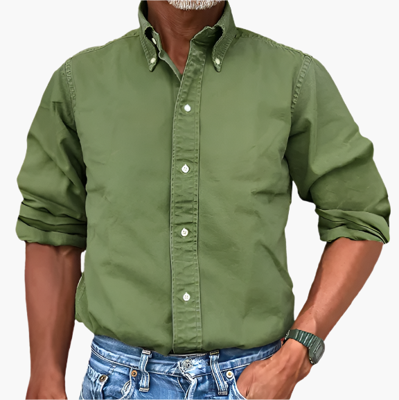 Men's Classic Button-Down Shirt – Timeless Style for Work and Casual Wear