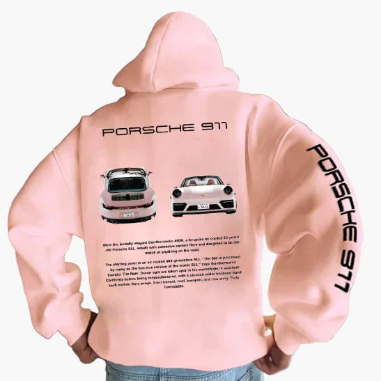 Unisex Racing Hoodie Porsche 911 GT3 RS Car Enthusiast Streetwear