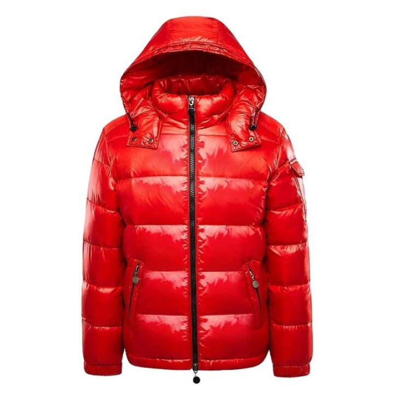 Men's Winter Hooded Puffer Jacket – Urban Warmth and Style
