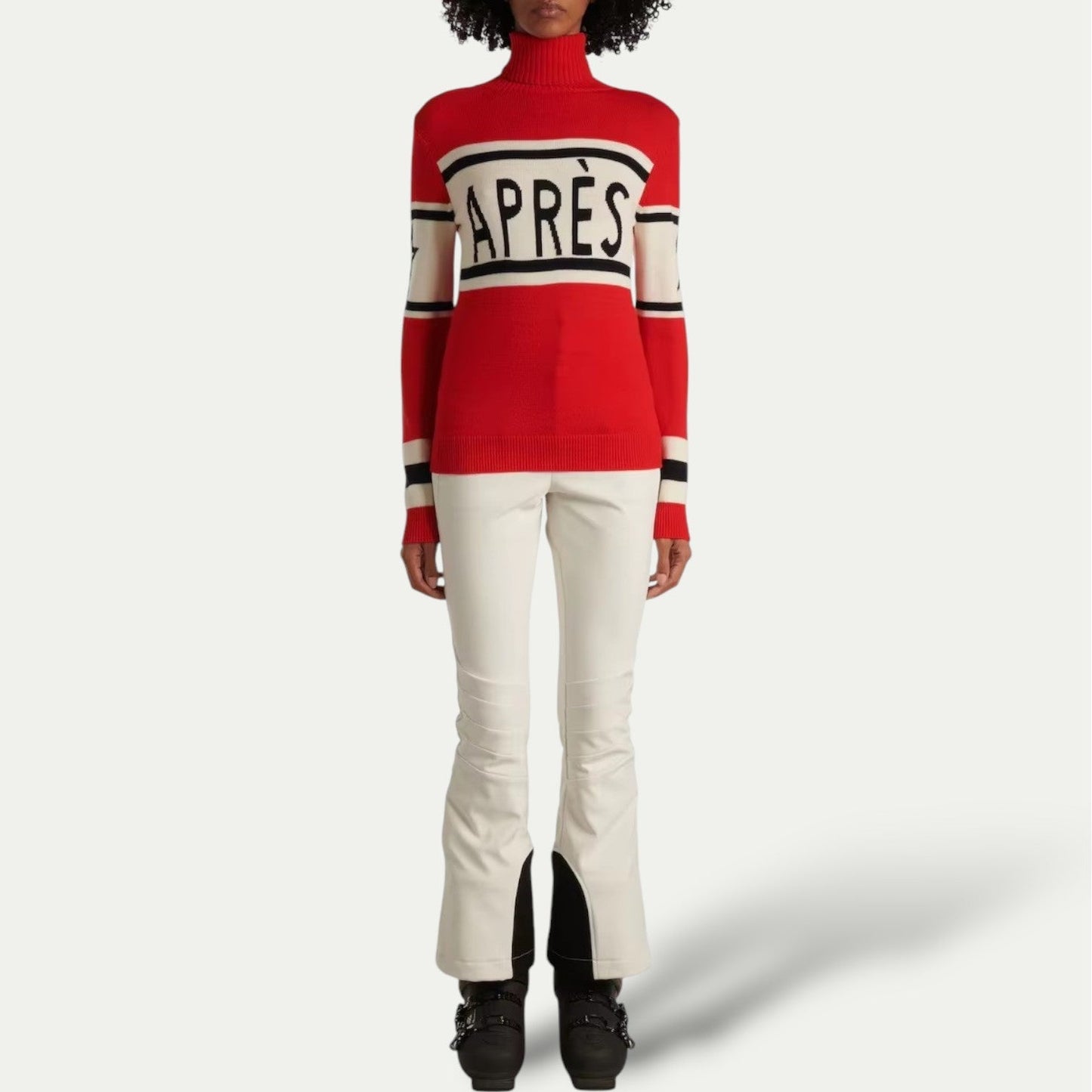 Women's Après-Ski Turtleneck Sweater – Stylish Winter Pullover for Après-Ski and Cozy Moments