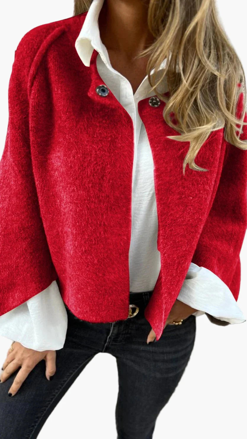 Women's Modern Short Jacket – Elegant Business & Casual Style