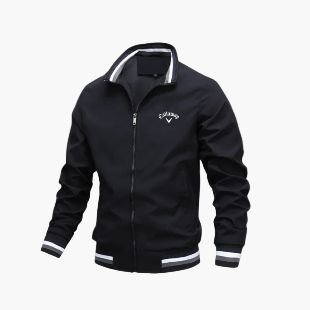 Men's Golf Windbreaker Jacket – Sporty Lightweight Windproof Casual Outerwear