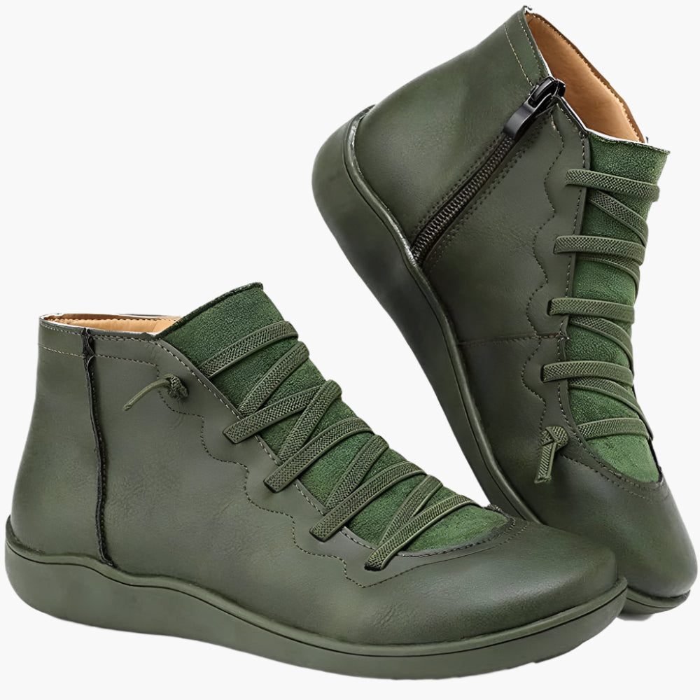 Women's Orthopedic Casual Walking Ankle Boots – Fashionable Supportive Everyday Shoes