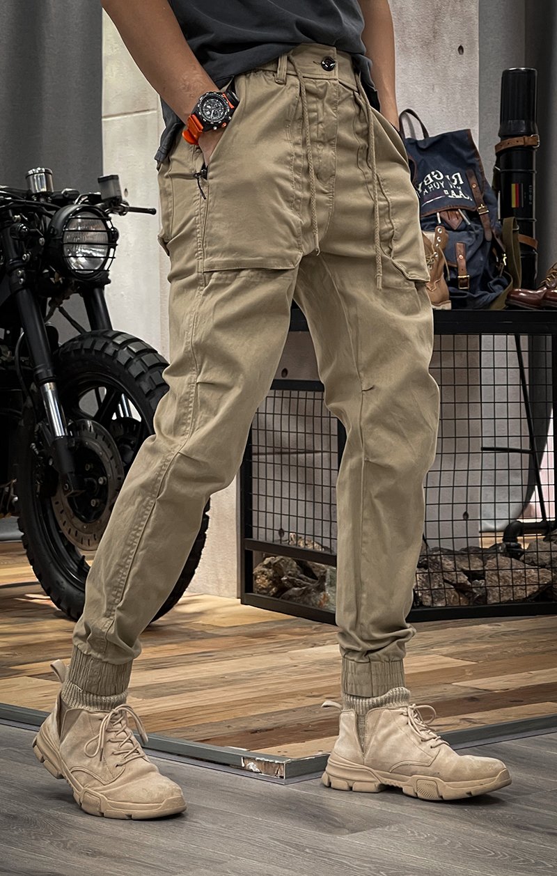 Men's Urban Streetwear Cargo Jogger Pants – Tapered Fit for Everyday, Outdoor & Casual Wear