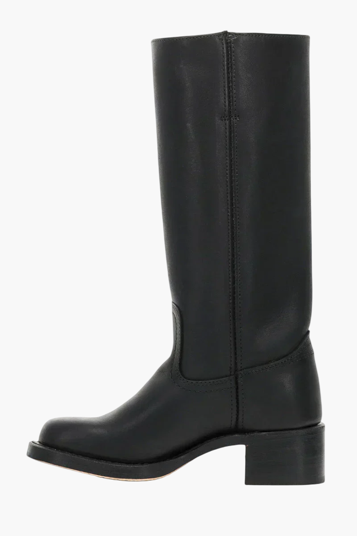 Women's Classic Block Heel Knee-High Boots for Everyday and Office Style