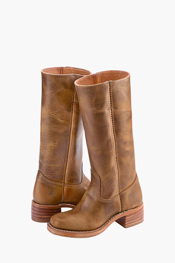 Women's Classic Block Heel Knee-High Boots for Everyday and Office Style