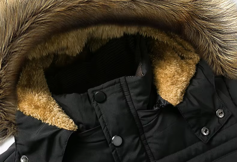 Men's Winter Parka with Faux Fur Hood – Urban Outdoor Puffer Jacket